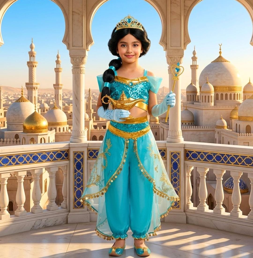 arabian princess arabian nights women's light pink arabian genie dress Skirt fit for any fairy tale adventure. Arabian Princess Costume Women |