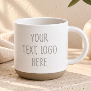 Taza de cerámica personalizada grabada con tu texto, taza de café personalizada