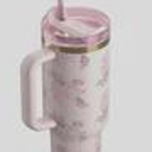 stanley Love Shack Fancy 40oz Tumbler Holiday Rosa Pink With Gift Box in UK image 2
