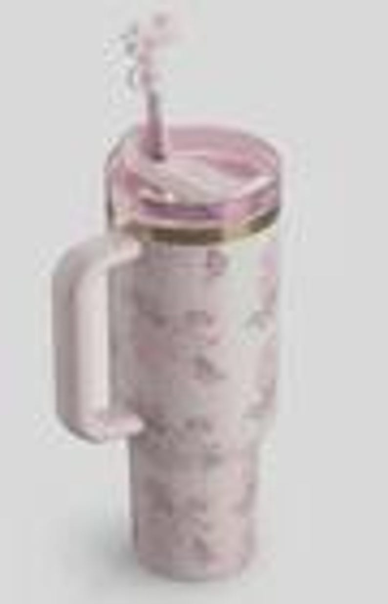 stanley Love Shack Fancy 40oz Tumbler Holiday Rosa Pink With Gift Box in UK image 2