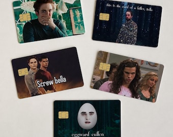 Twilight Credit Card Skin, Funny Stinky Edward Meme Sticker