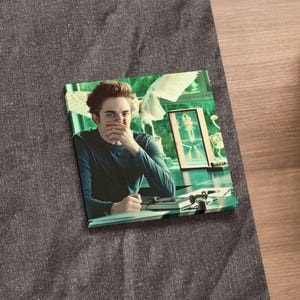 Edward Cullen Twilight Meme Sticky Notes, kontors- och humorlappar (50 st, 7,5 x 7,5 cm)