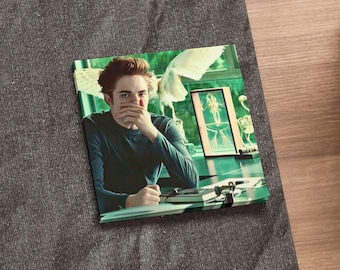 Blocchetto di post-it con meme di Edward Cullen da Twilight, umorismo da ufficio (50 pezzi, 7,6 x 7,6 cm)