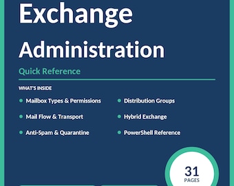 Szybki przewodnik po administracji Exchange w formacie PDF | Exchange Online | Hybrydowy | Przepływ poczty | Administrator IT | Administrator systemu