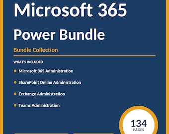Pakiet Microsoft 365 Power Bundle | M365 SharePoint Exchange Teams | Zestaw narzędzi administratora IT | Office 365