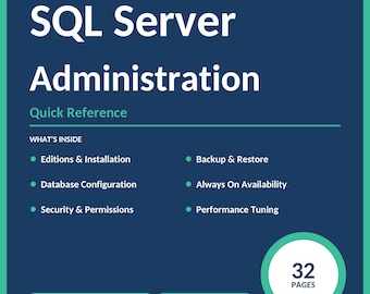Podręcznik administratora serwera SQL Server | Administrator baz danych, przywracanie kopii zapasowych, wydajność (pobierz plik PDF)