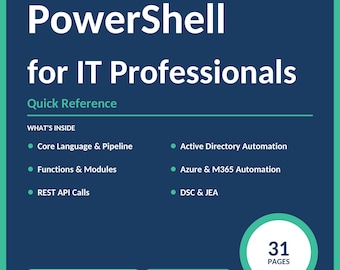 Przewodnik po programie PowerShell w formacie PDF | Automatyzacja IT | Skrypty | Windows Server | Azure | Administrator IT | Administrator systemu