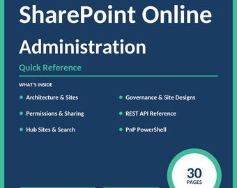 SharePoint Online Admin Guide | Permissions, Governance, Architecture (PDF Download)