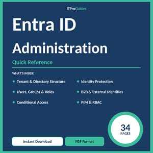 Entra ID-beheerdersgids pdf | Azure AD-identiteitsbeheer | IT-beheerder SysAdmin | Voorwaardelijke toegang