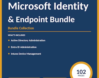 Pakiet Microsoft Identity & Endpoint | AD, Entra ID, zestaw narzędzi administratora usługi Intune (PDF)