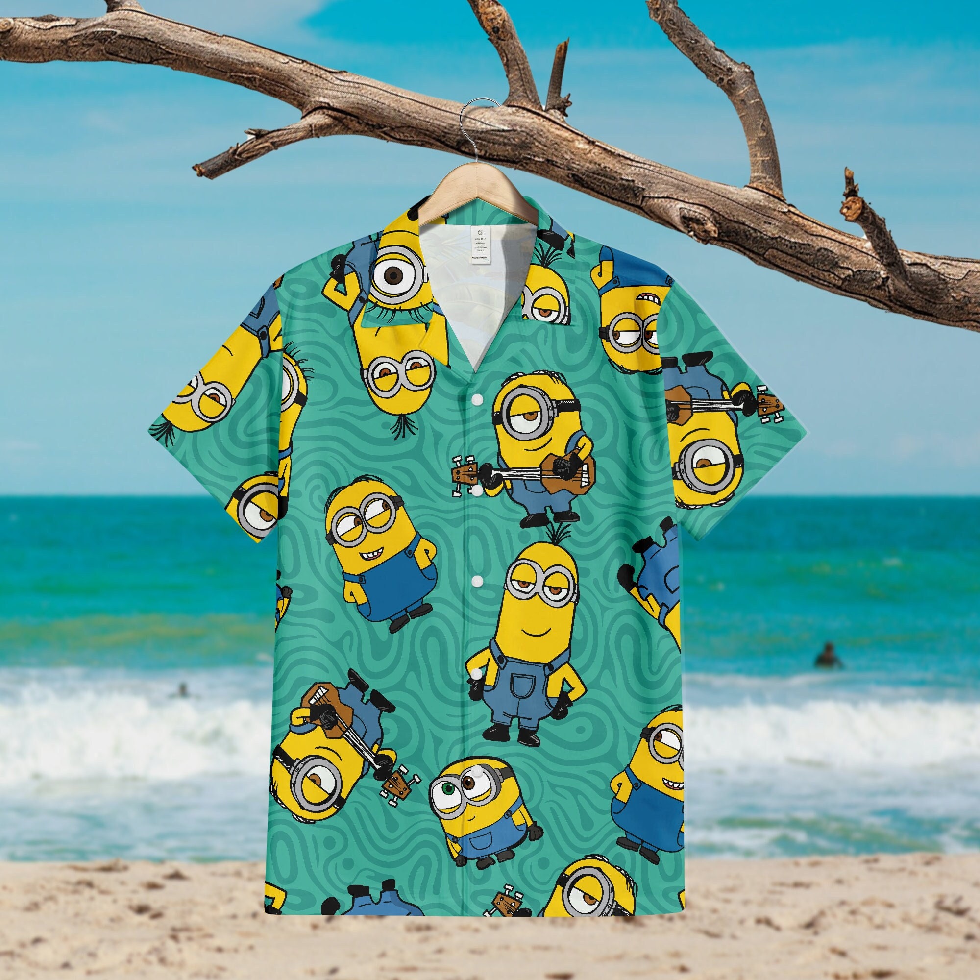Minions Rise of Gru Excited Women's Traditional Short Sleeve