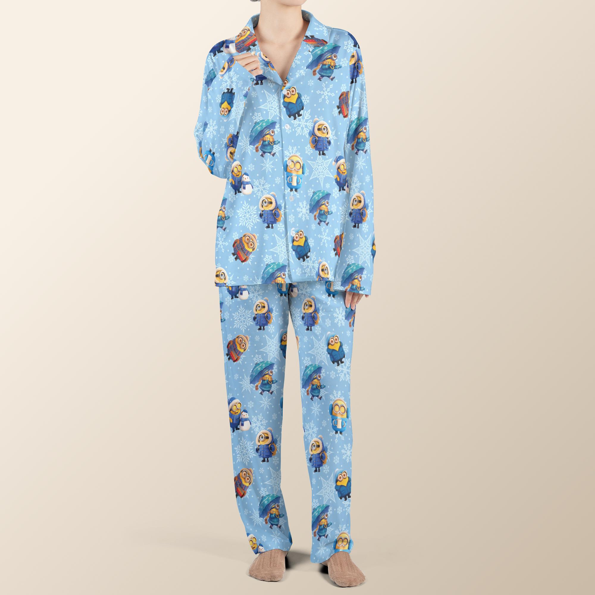 Discover Minions Christmas Winter Pajamas set, Minions Xmas Sleepwear, Dispicable Me Christmas, Xmas Family Matching, Minions Pajamas set