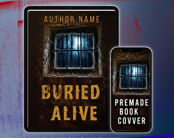 Thriller Premade Book Cover Captivity Survival Psychological Suspense Mystery