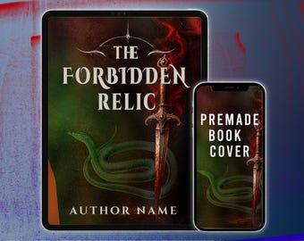 Premade Book Cover Design, Kindle Cover, Fantasy Forbidden Relic