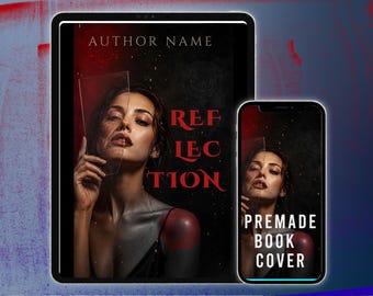 Reflection Dark Romance Premade Book Cover Beauty Obsession Gothic Love