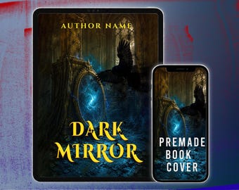 Premade Book Cover Design, Kindle Cover, Fantasy Dark Mirror