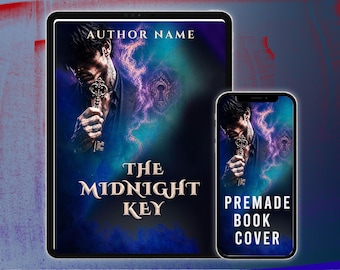 The Midnight Key Dark Paranormal Romance Premade Book Cover