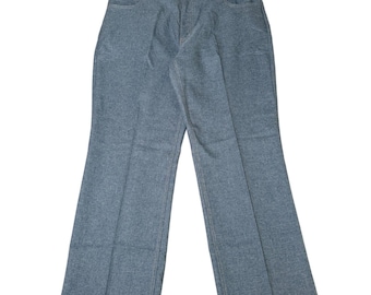 Haband Fit-Forever Herren Blau Polyester Twill Hose mit geradem Bein W40 L29 DISCO