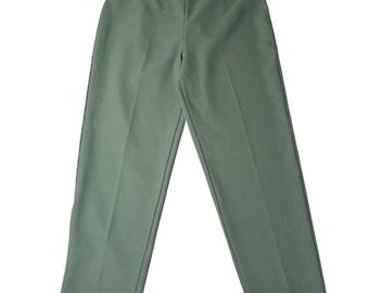 Spodnie wizytowe Levi's Bend Over Vintage Sage Green, damskie, 20, krótkie, proste