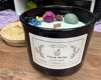 Floral Rising Renewal Ritual Candle