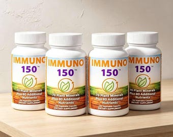 4 bottles IMMUNE 150 | Advanced Immune Resilience, Steady Daily Vitality & Overall Lifestyle Wellbeing Care