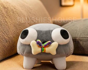 Pebble-knuffel – Dandy’s World-spelpersonage, zacht gevulde pop, verzamelobject voor gamers