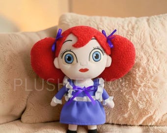 Poppy-pluche 27 cm – poppy, op speeltijd geïnspireerde personagepop, horrorgame hoofdstuk 5