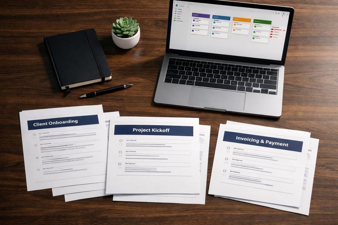 Agency SOP Templates | Client Onboarding, Invoicing, Scope Creep - Etsy