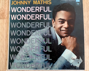 Johnny Mathis Wonderful Wonderful CL1028 1957 Álbum de estudio Vinilo de 12" 33 RPM Mono