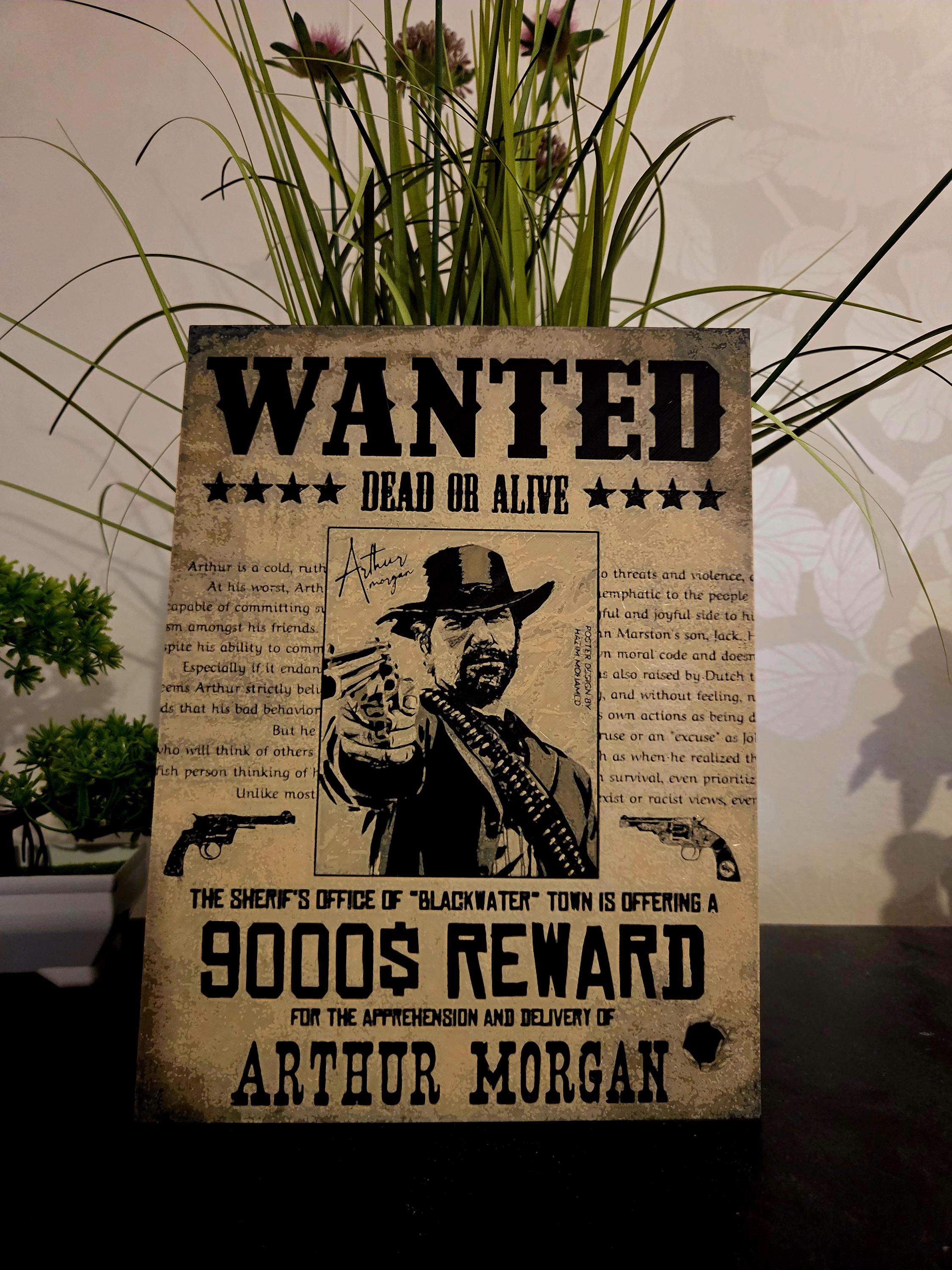 Rdr2 wanted poster - Etsy 日本