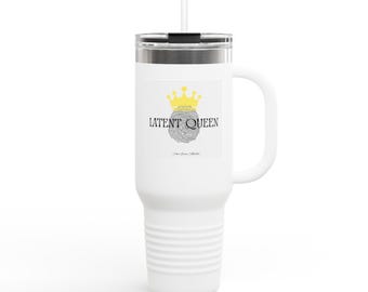 Latent Queen logo Travel Mug | 40oz Insulated Tumbler