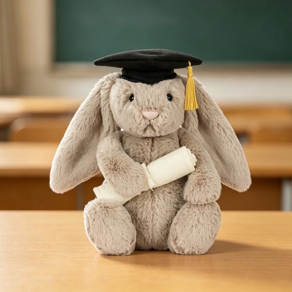 Graduation Jellycat Bunny - Etsy