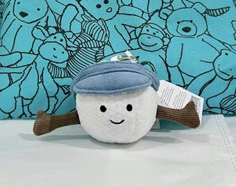 Llavero Jellycat Amuseable para bolsa de pelotas de golf, accesorio deportivo, regalo para amantes del golf