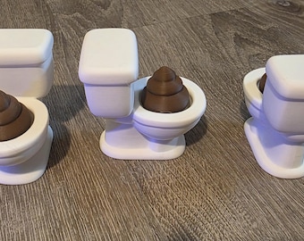 Juguete de clic para el inodoro: divertido antiestrés para niños y adultos. Un buen regalo de broma.