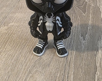 Modern Spiderman Figure: Black Suit, Desk Toy, Collectible Action Figure
