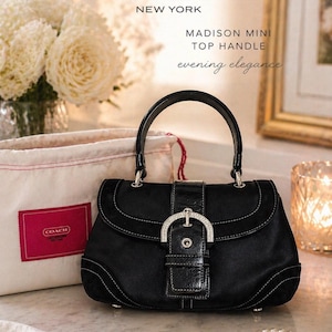 レディース COACH Y2K Signature Mini Boston Bag