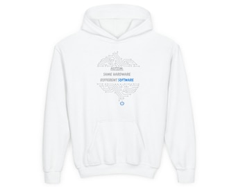 Sudadera con capucha de mezcla pesada para jóvenes