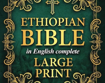 Ethiopian Bible in English Complete | Large Print Edition