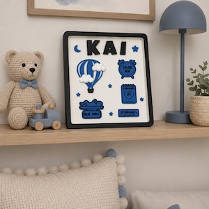 Custom Baby Birth Stat Sign | Personalized Nursery Keepsake | Baby Name Plaque | Newborn Birth Details | Baby Shower Gift