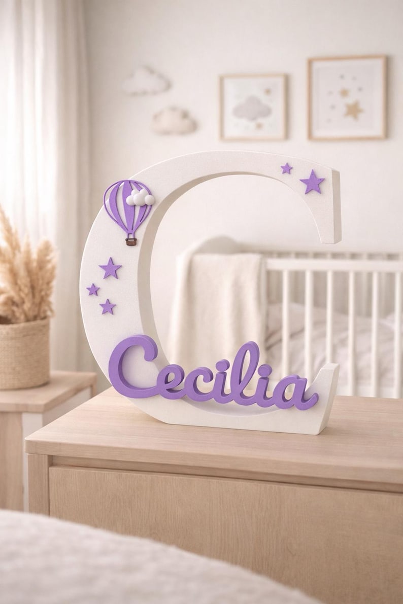 Personalized 3D Printed Name Sign
