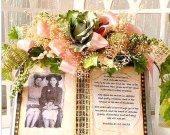 Book Art African American Historical Black Women Literary Home Decor Centerpiece or Office Decor