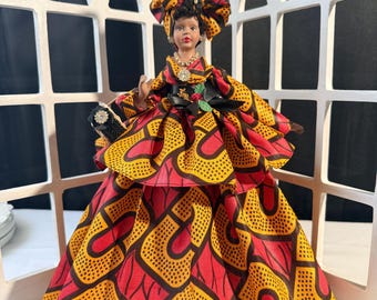 Black Doll Afrocentric Home and Office Decor Collectible Proverbs 31 Virtuous Woman