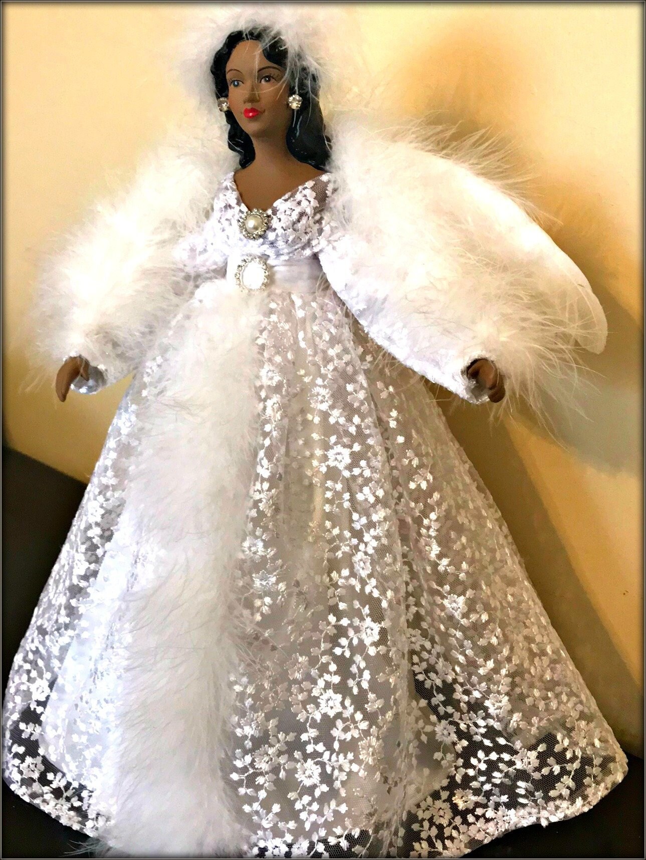 african american tree topper angel
