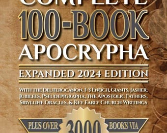 Complete apocriefe boeken met 100 boeken: uitgebreide hardcover 2024, Henoch, Giants, Jasher, Jubilees