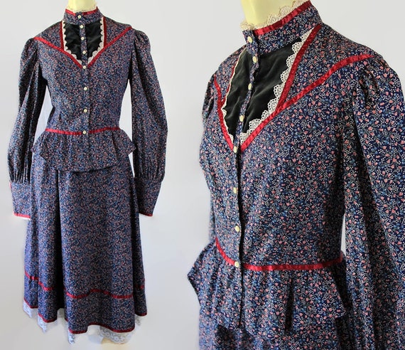 Gunne Sax by Jessica, Prairie Dress, Blouse, Skir… - image 8