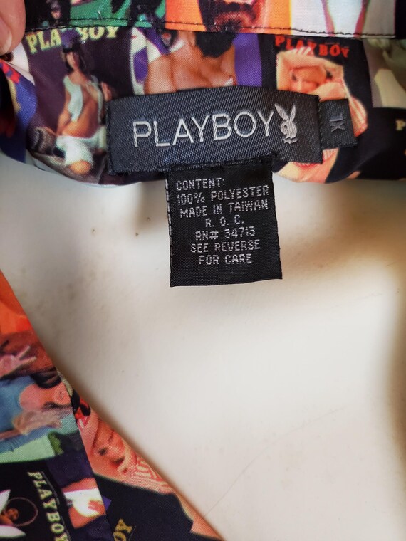 Vintage Playboy Shirt, Magazine Cover Print, 90s, Handpicked View 5