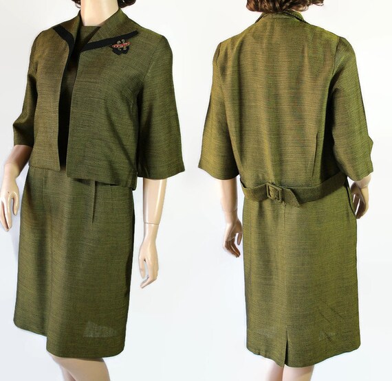 50s Dress, Jacket, Marcy Allen Original, Wiggle Dr