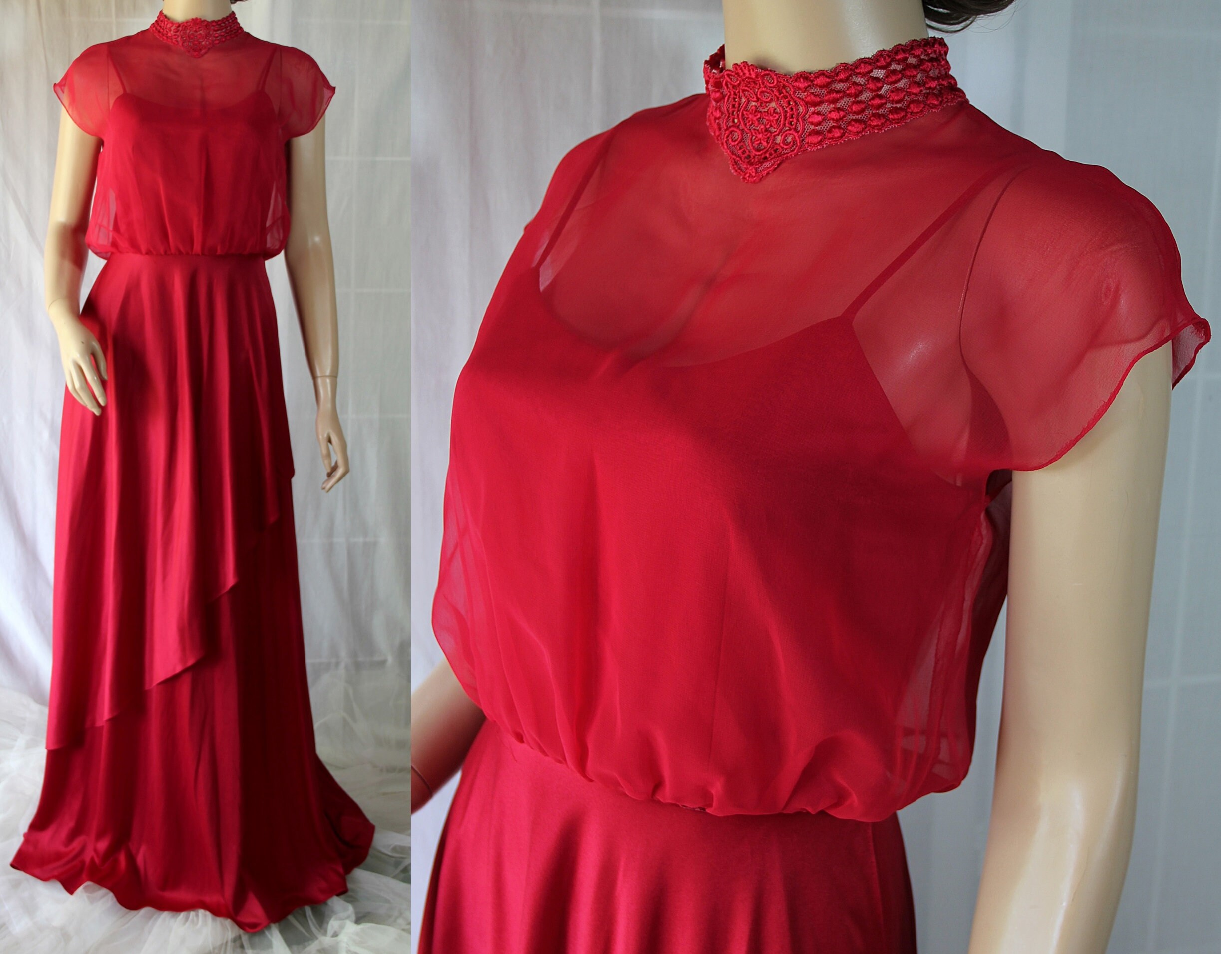70s Disco Dress Party Prom Asymmetrical Skirt Raspberry | Etsy