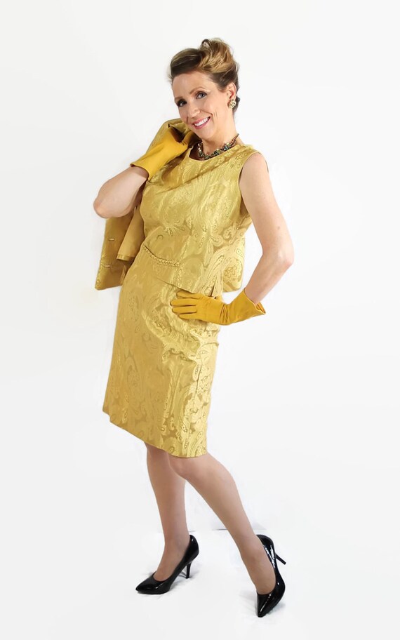 50s 60s Roberta Lee Wiggle Dress, Vintage Wedding,