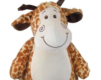 Personalised Embroidered Giraffe